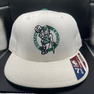 Men Retro Reebok Boston Celtics Hat Cap Size 7 5/8